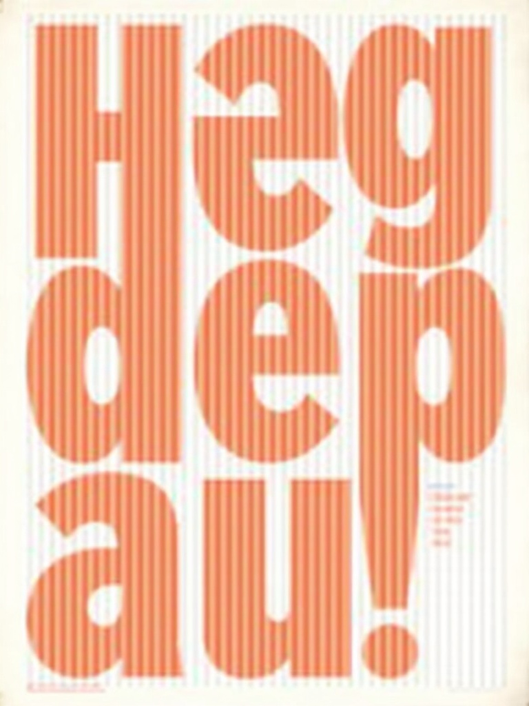 1965 modernist typographic poster with bold sans-serif letterforms